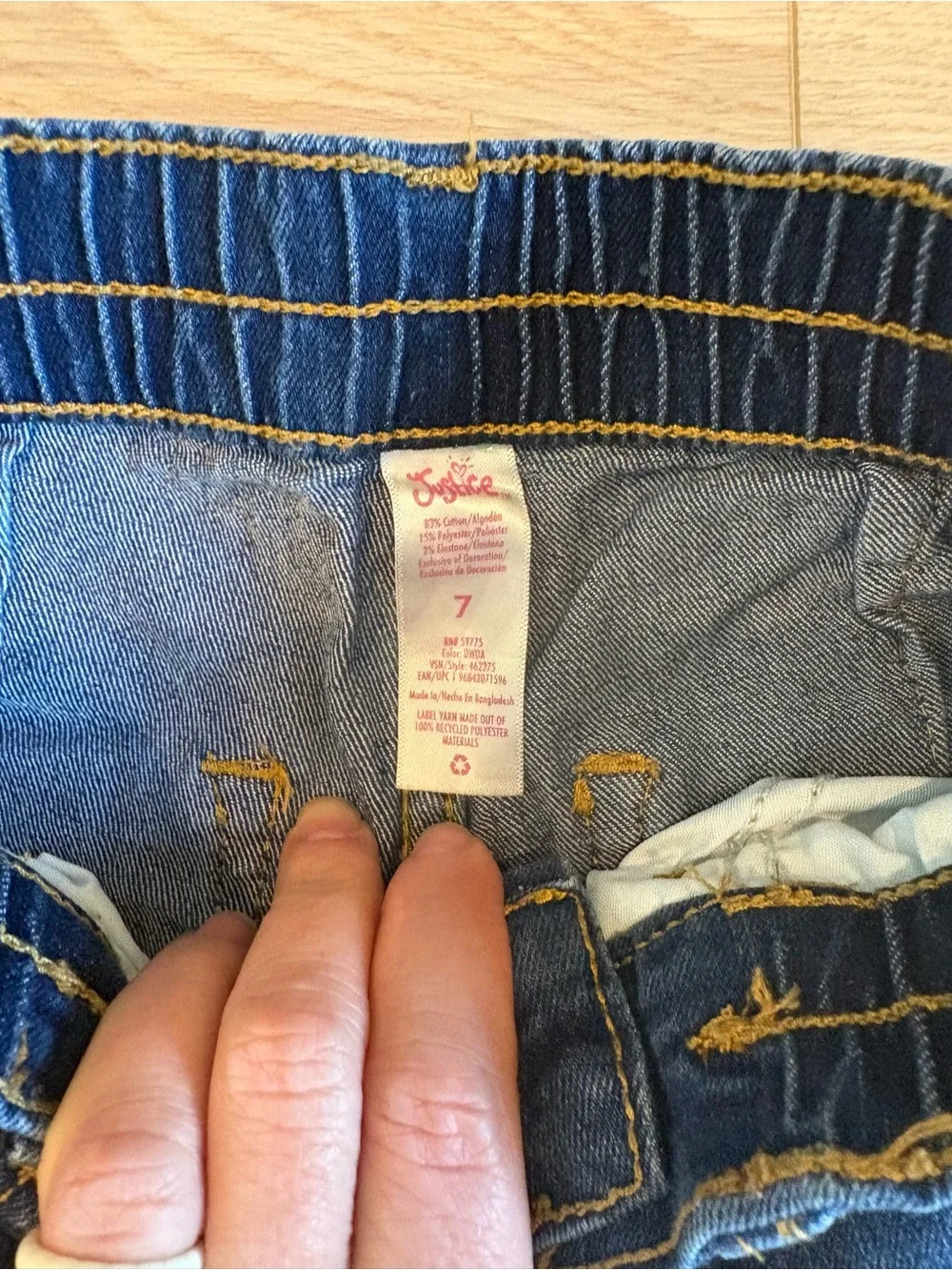 Justice relaxed fit